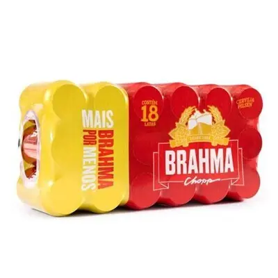 CERVEJA BRAHMA LATA PACK COM 18 LATAS • Express