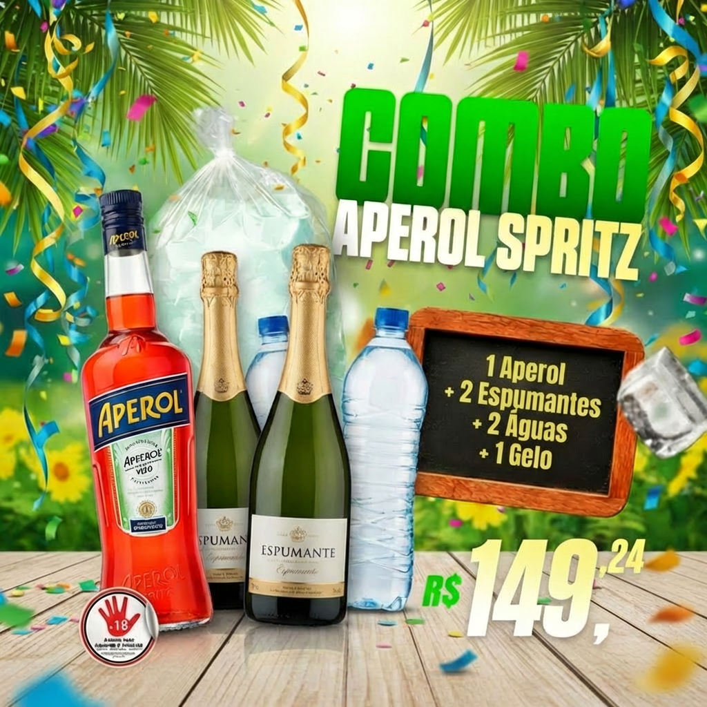 Combo Aperol Spritz • Entrega