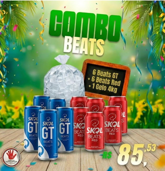 Combo Skol Beats Mix - Gelado