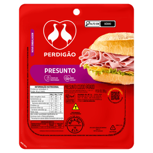 Presunto Cozido Perdigão 200g Fatiado