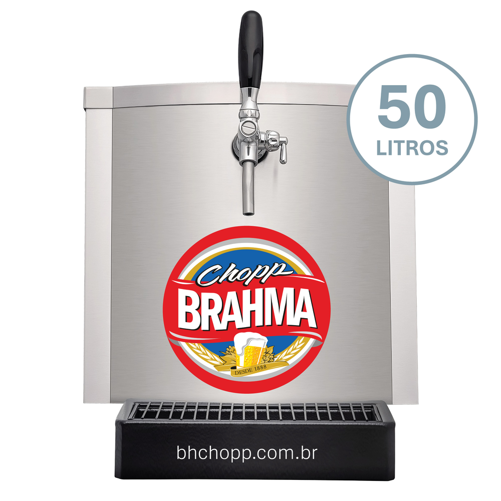 Chopp Brahma Claro 50L + Chopeira Retornável
